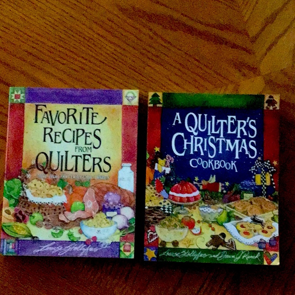 Like New.  Set of 2 quilter cookbooks